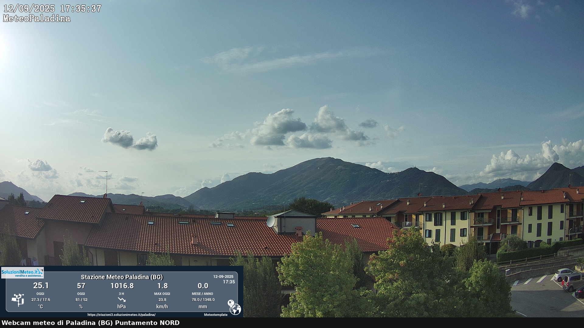 immagine della webcam nei dintorni di Valsecca: webcam Paladina