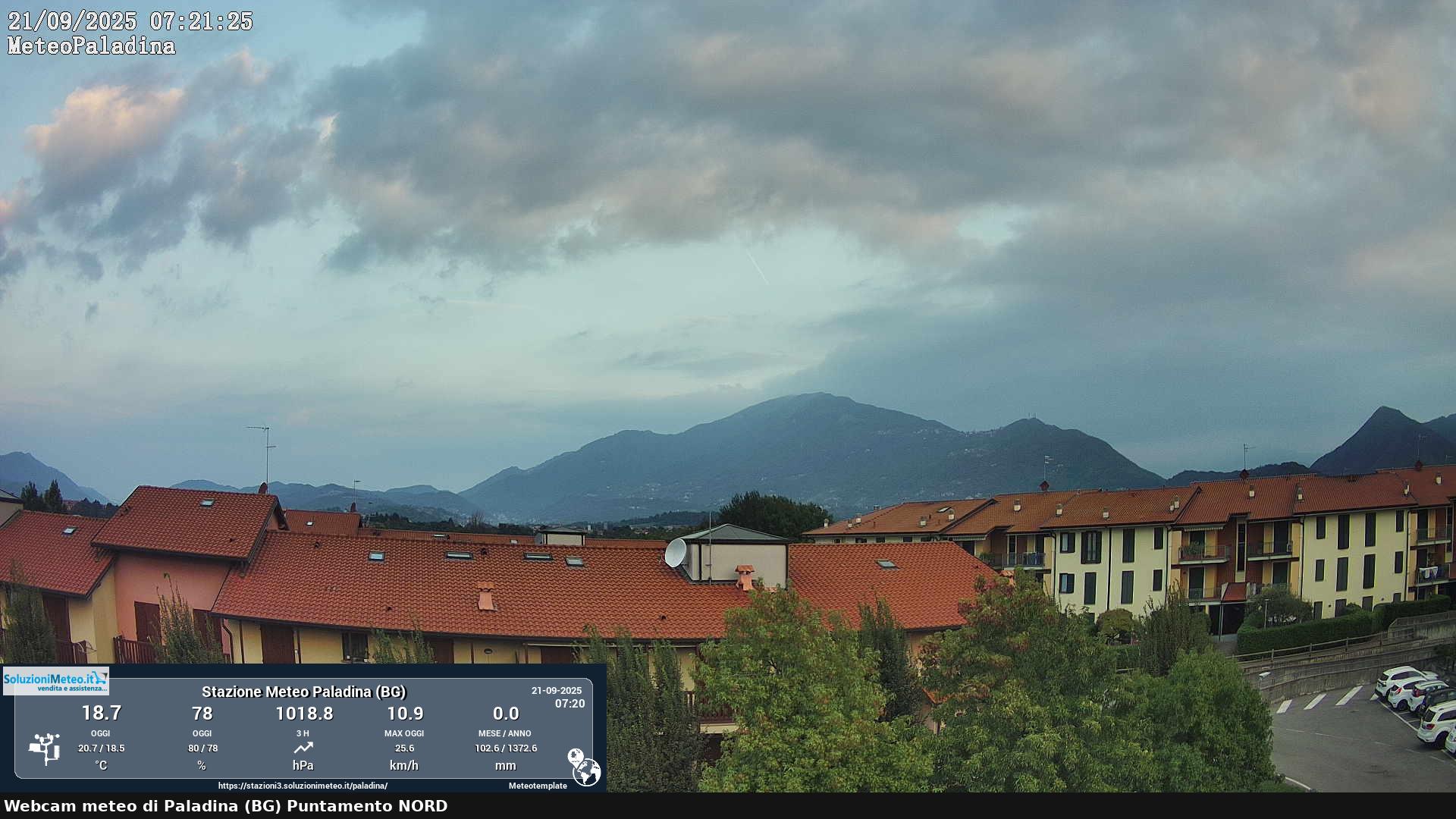 immagine della webcam nei dintorni di San Pellegrino Terme: webcam Paladina
