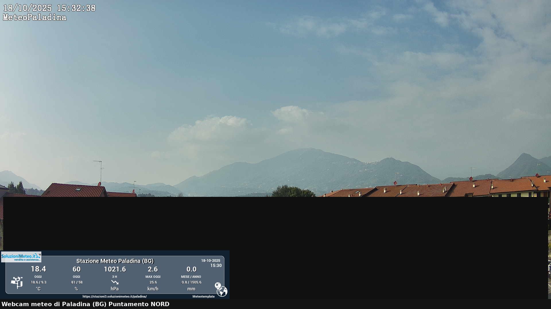 immagine della webcam nei dintorni di Valsecca: webcam Paladina