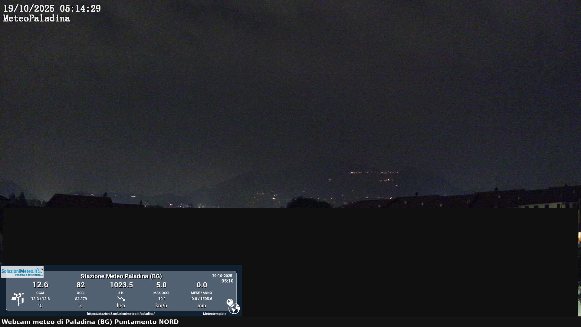 immagine della webcam nei dintorni di San Giovanni Bianco: webcam Paladina