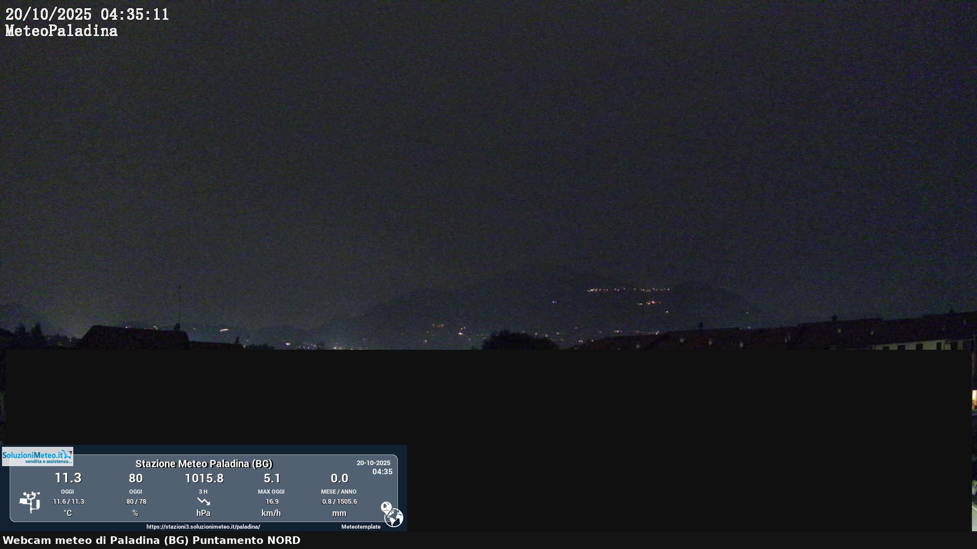 immagine della webcam nei dintorni di Orio al Serio: webcam Paladina
