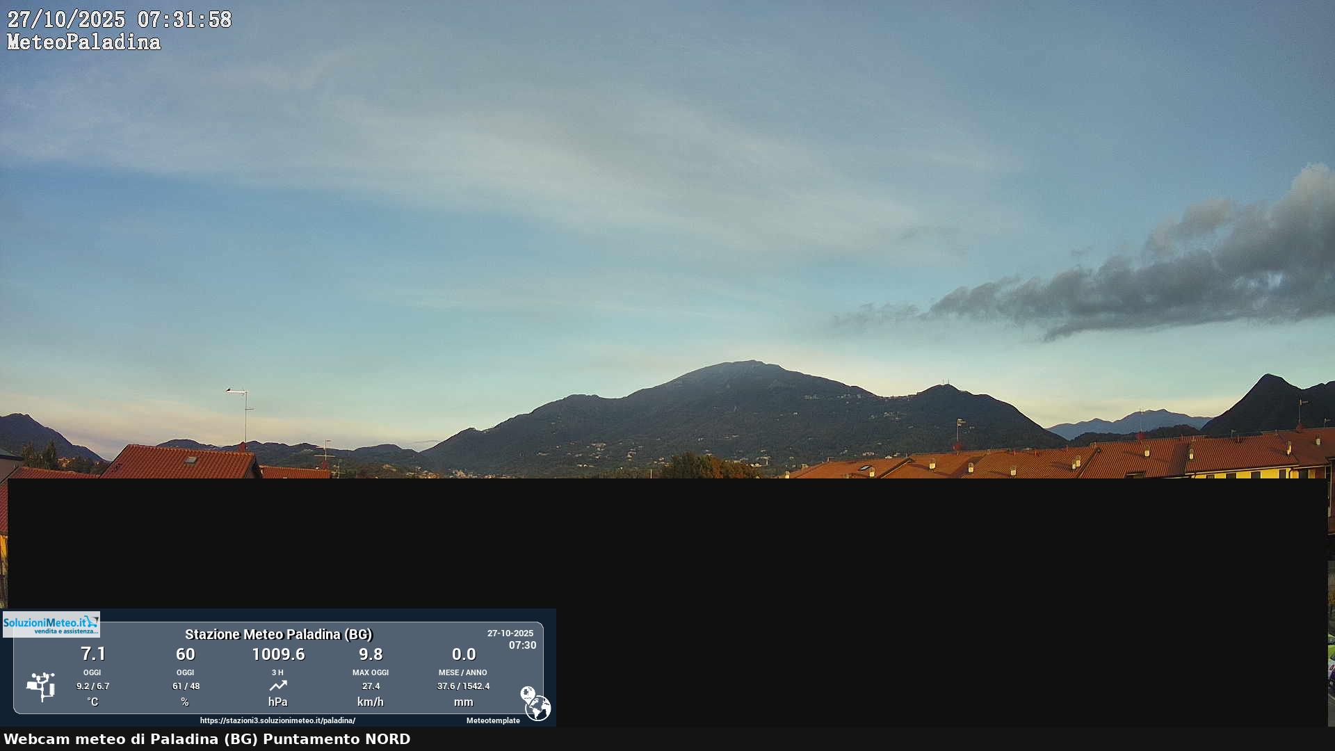 immagine della webcam nei dintorni di Orio al Serio: webcam Paladina