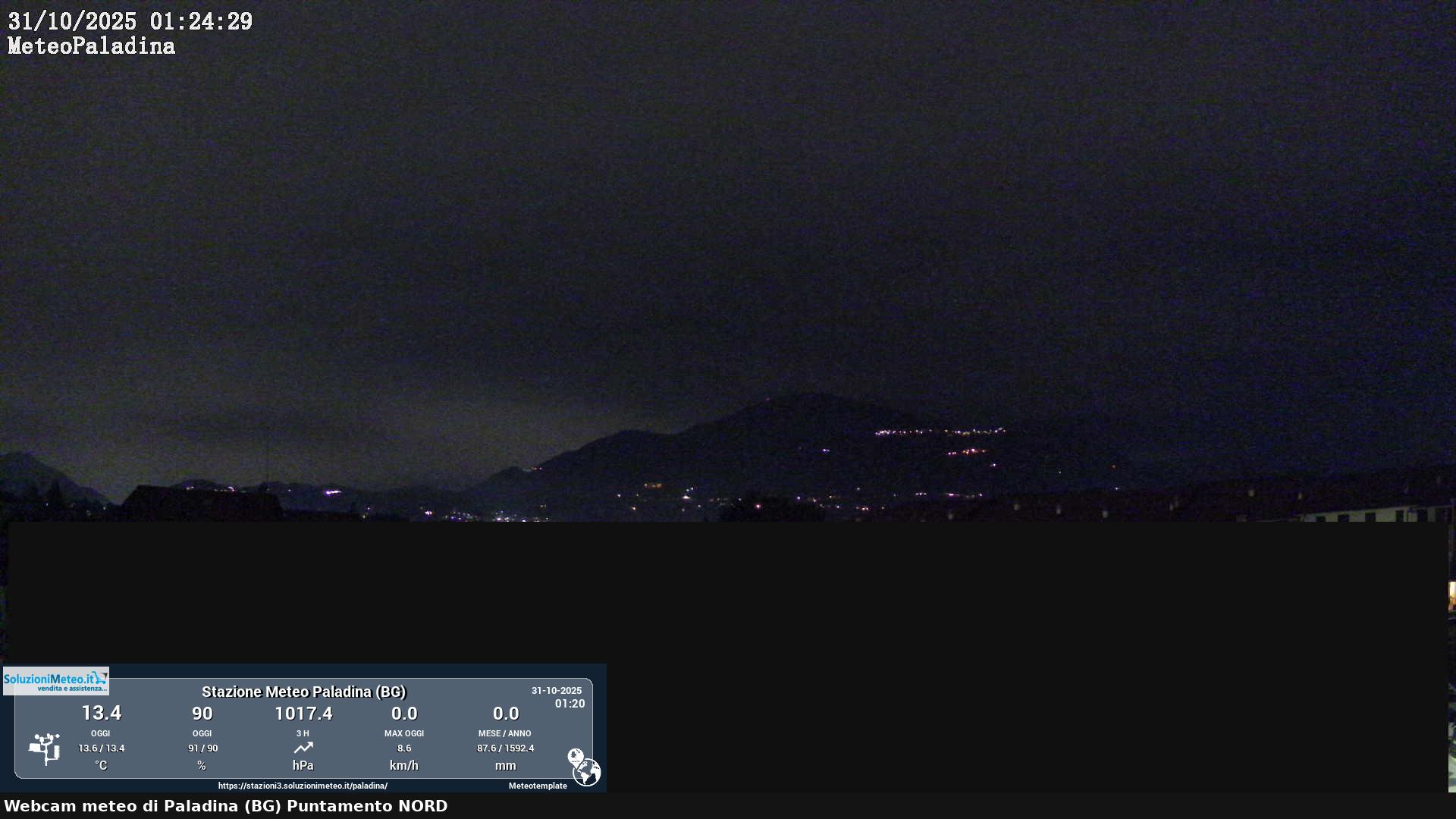 immagine della webcam nei dintorni di Monte Marenzo: webcam Paladina