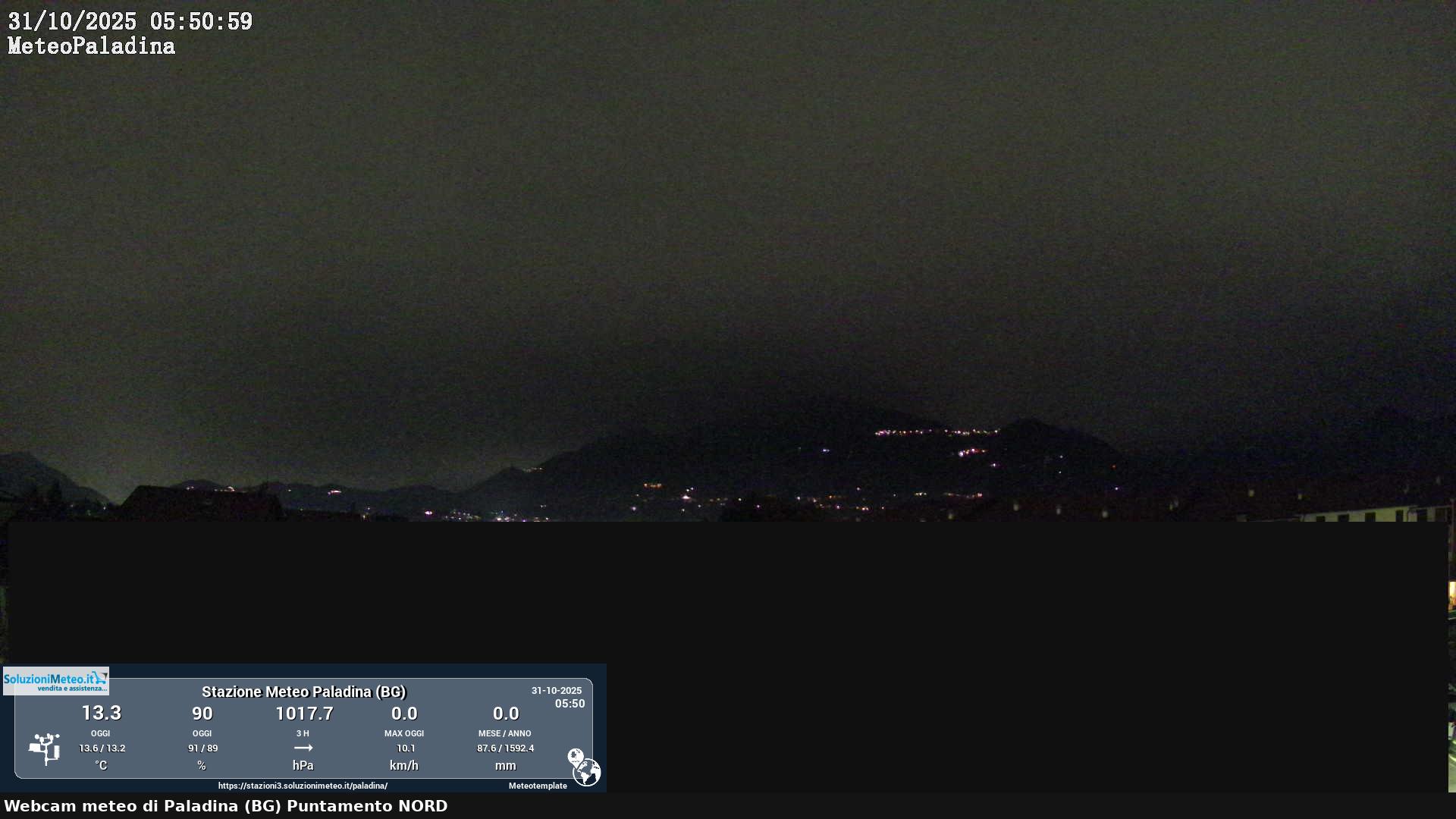 immagine della webcam nei dintorni di Osio Sotto: webcam Paladina
