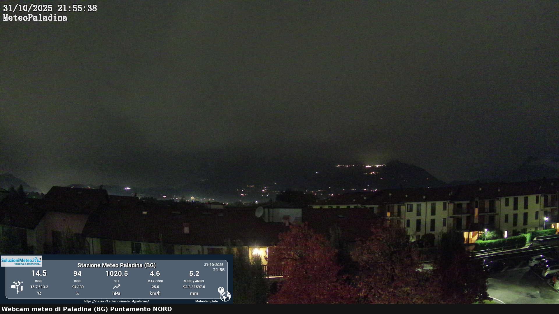 immagine della webcam nei dintorni di Albino: webcam Paladina