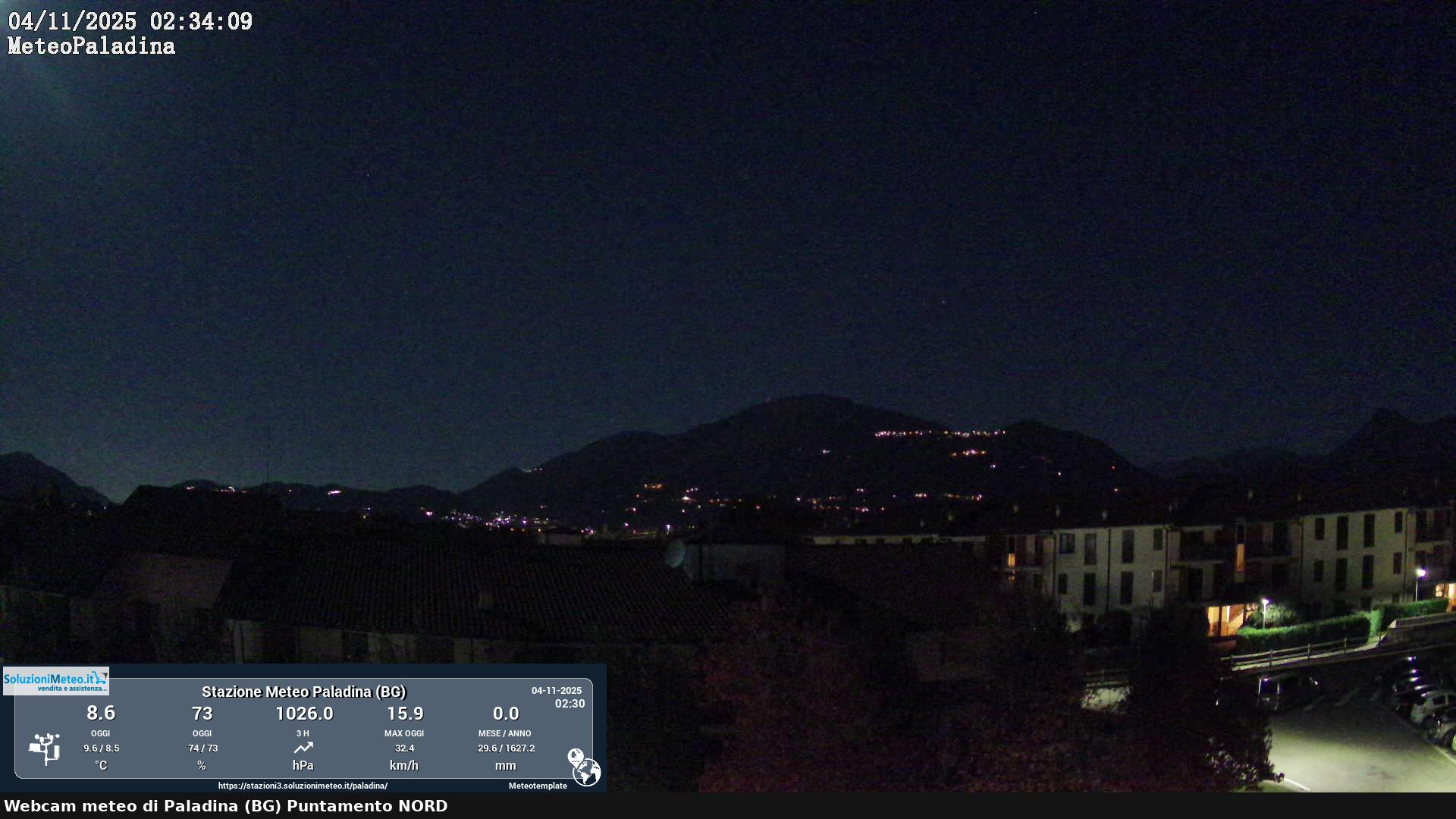 immagine della webcam nei dintorni di Ponte San Pietro: webcam Paladina