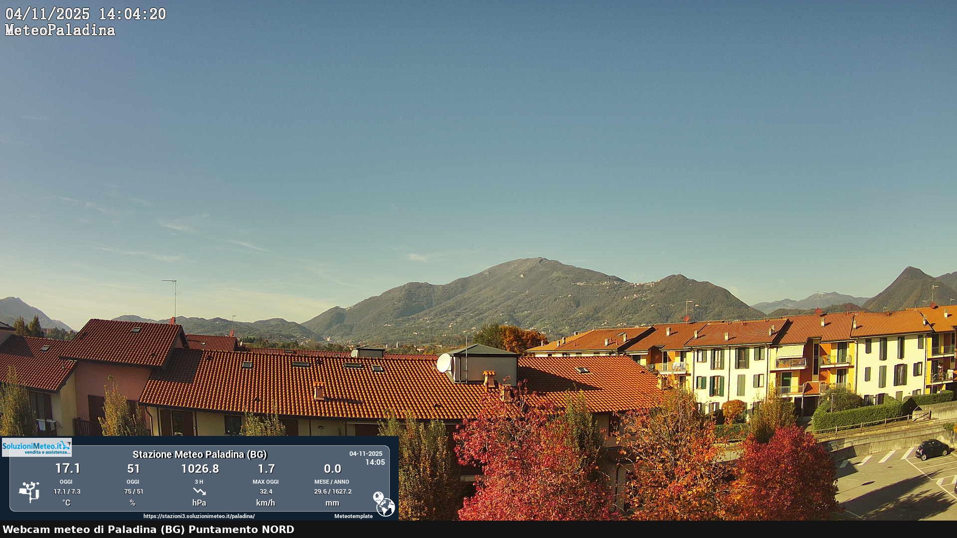 immagine della webcam nei dintorni di Casirate d'Adda: webcam Paladina