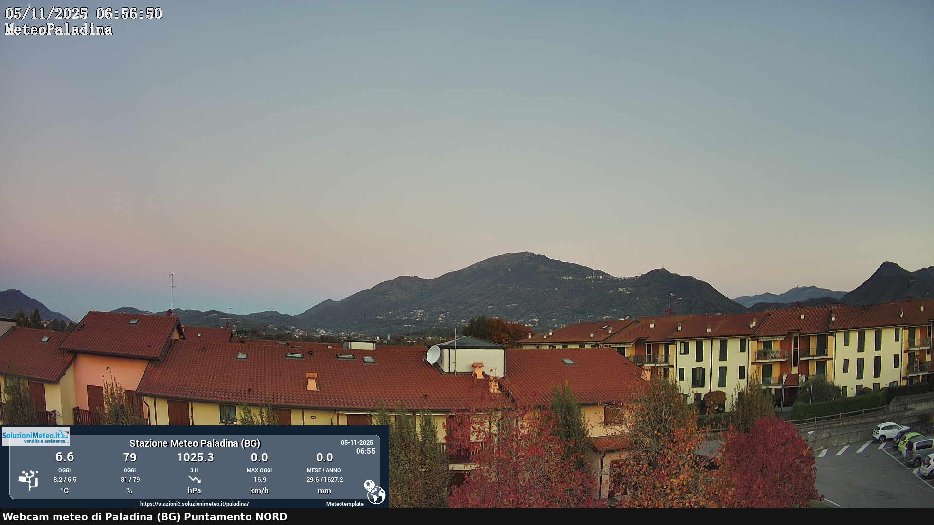 immagine della webcam nei dintorni di Albino: webcam Paladina