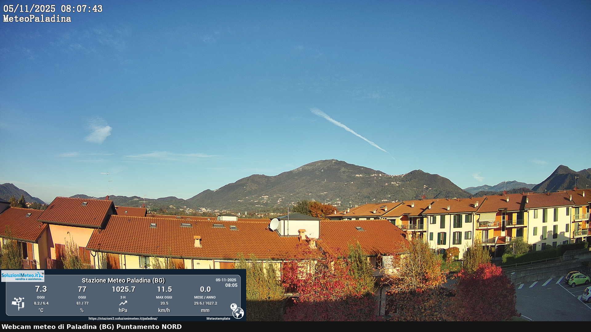 immagine della webcam nei dintorni di Casirate d'Adda: webcam Paladina