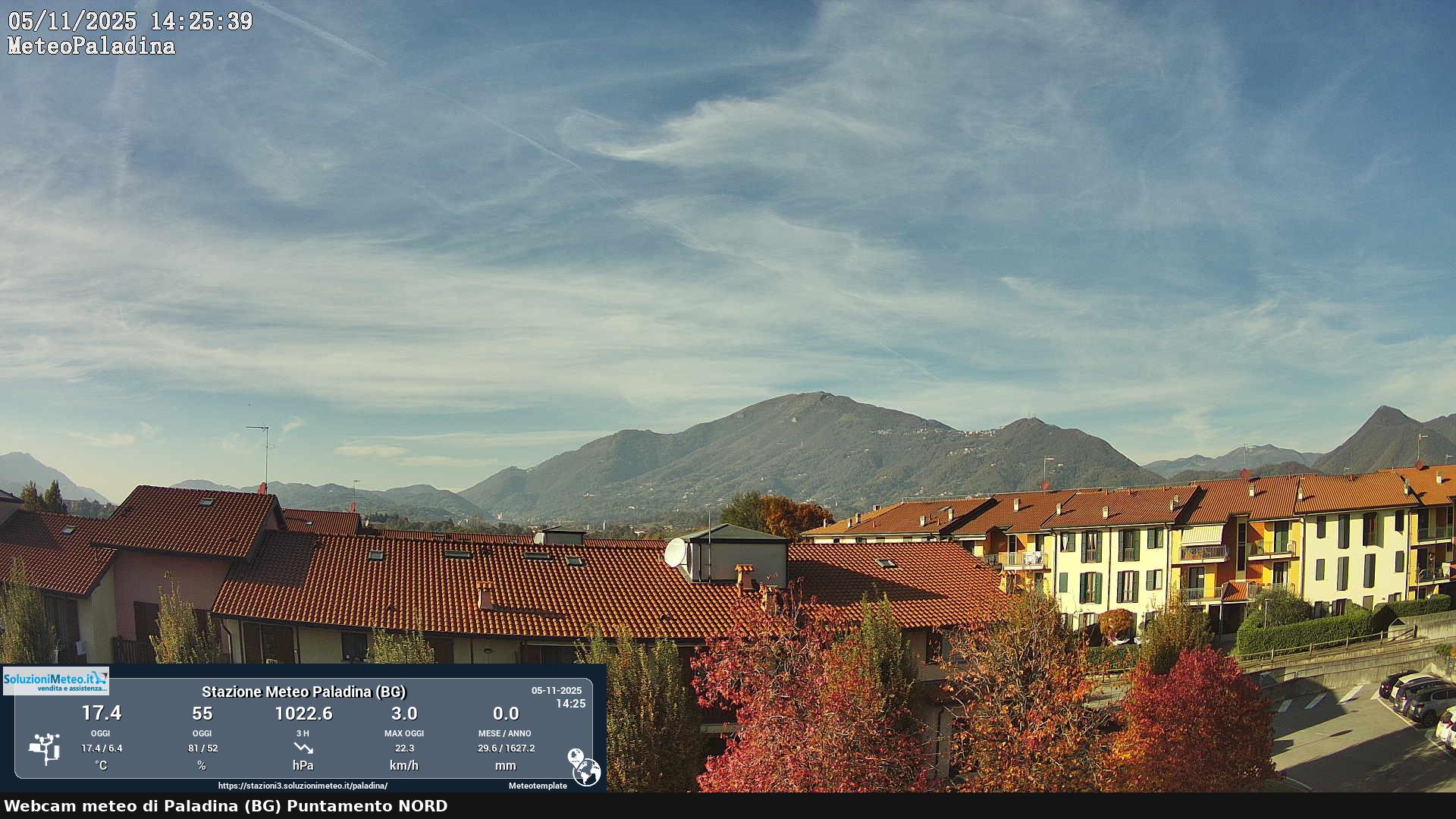 immagine della webcam nei dintorni di San Pellegrino Terme: webcam Paladina