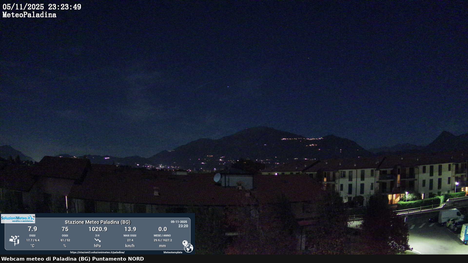 immagine della webcam nei dintorni di Ponte San Pietro: webcam Paladina