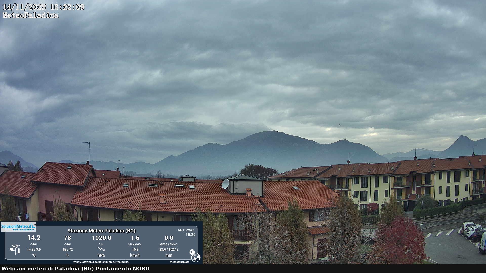 immagine della webcam nei dintorni di Palazzago: webcam Paladina