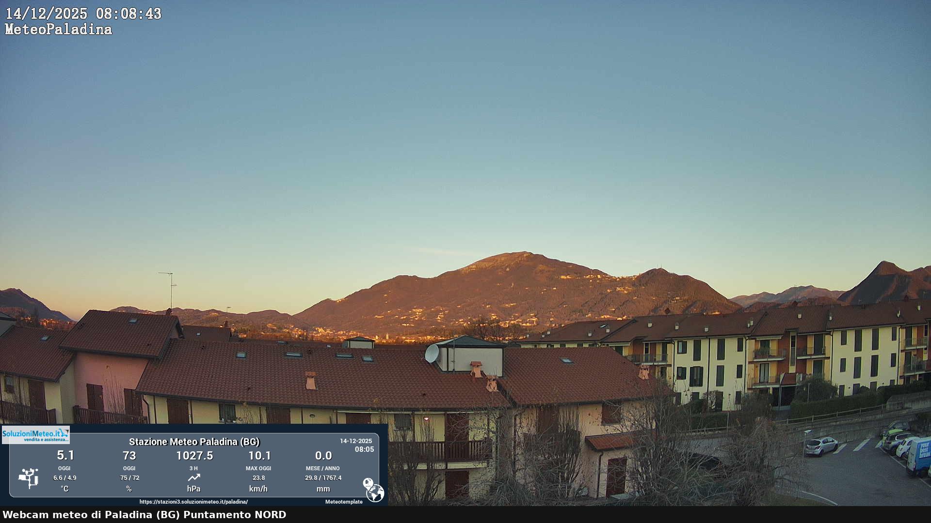 immagine della webcam nei dintorni di Almenno San Salvatore: webcam Paladina
