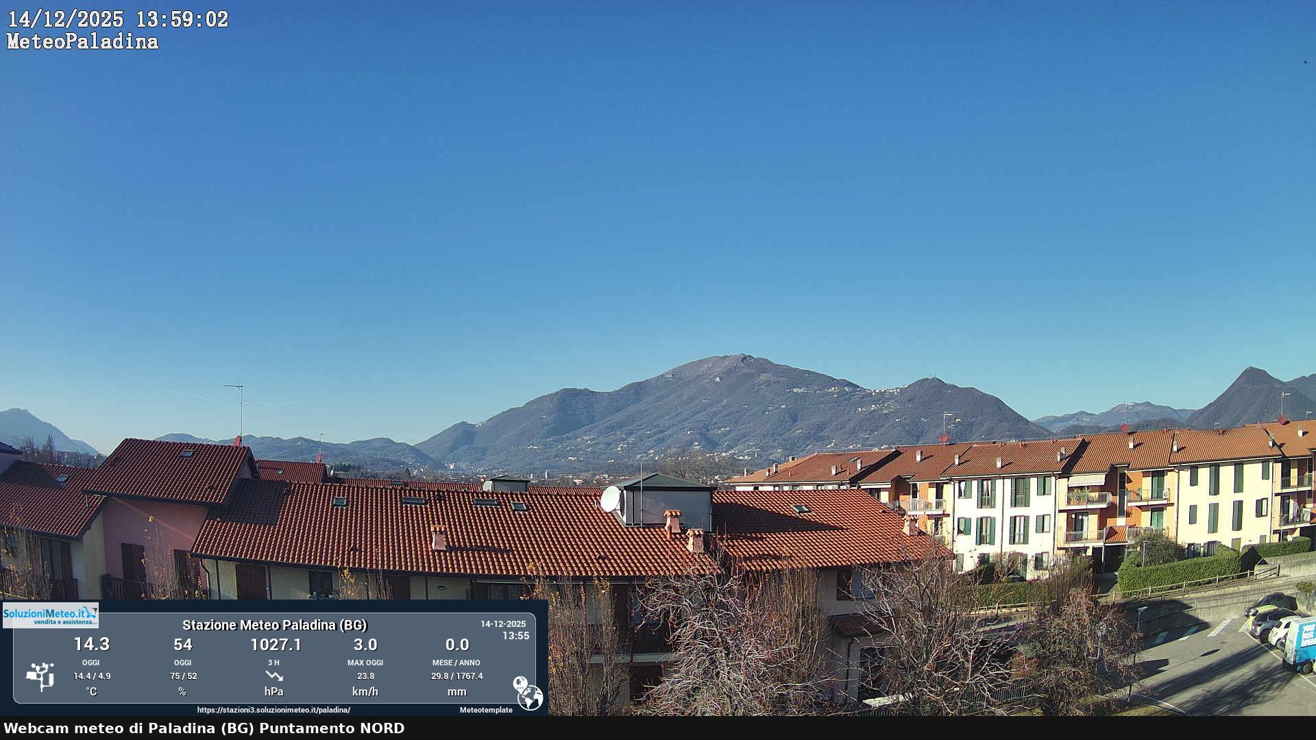 immagine della webcam nei dintorni di Monte Marenzo: webcam Paladina