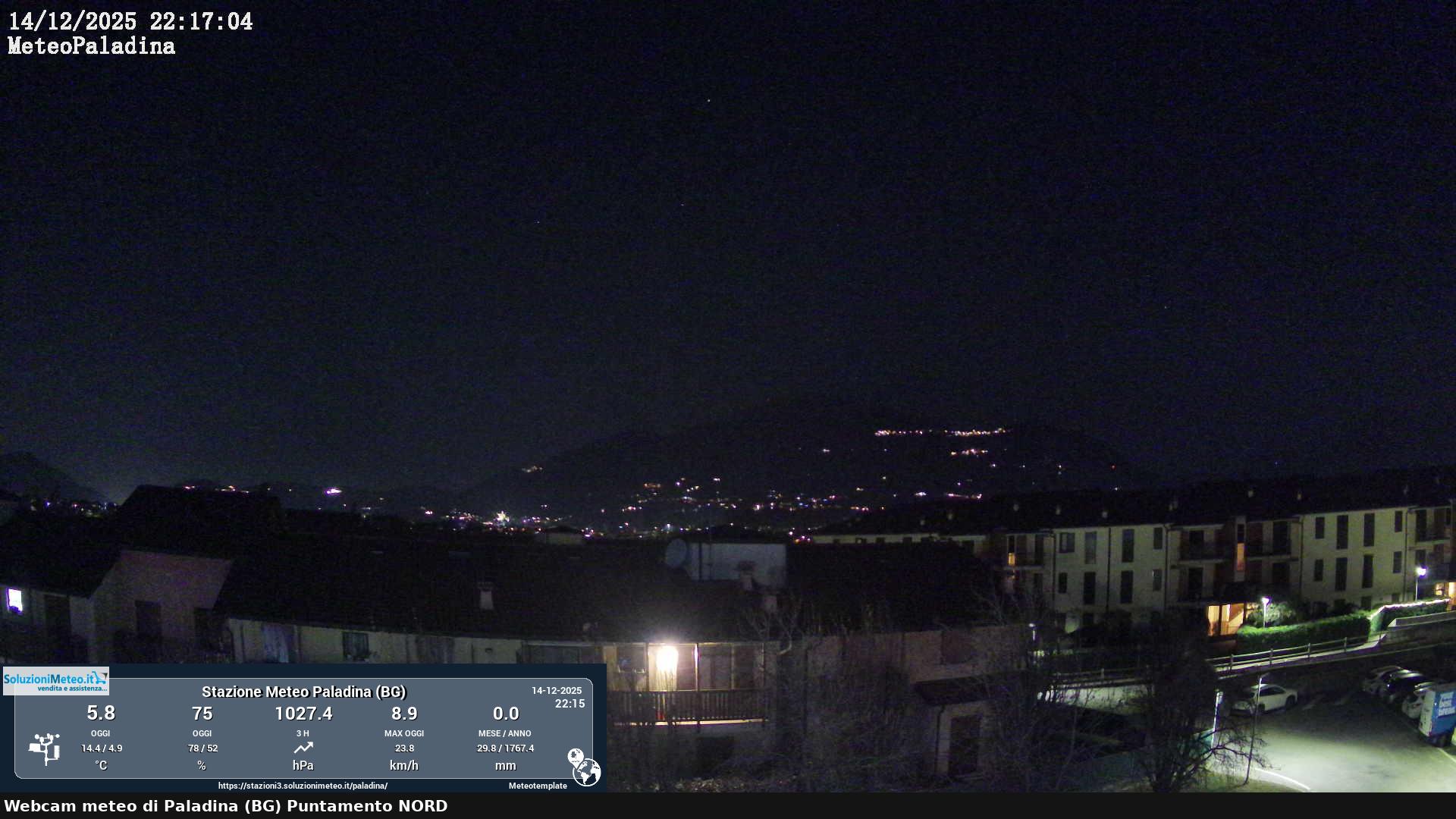 immagine della webcam nei dintorni di Monte Marenzo: webcam Paladina