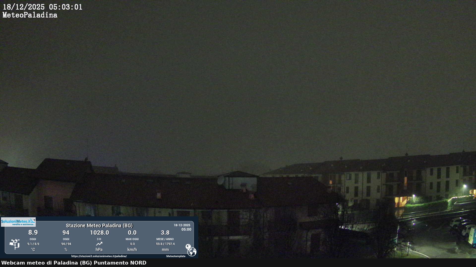 immagine della webcam nei dintorni di Cornate d'Adda: webcam Paladina
