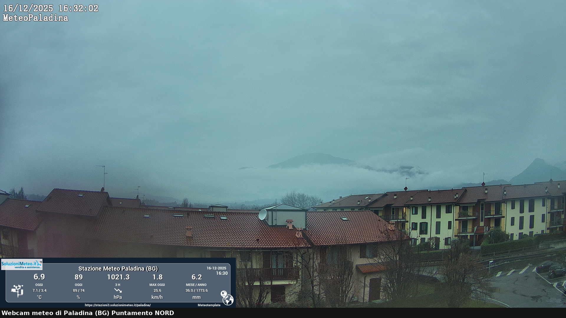 immagine della webcam nei dintorni di Valbrembo: webcam Paladina