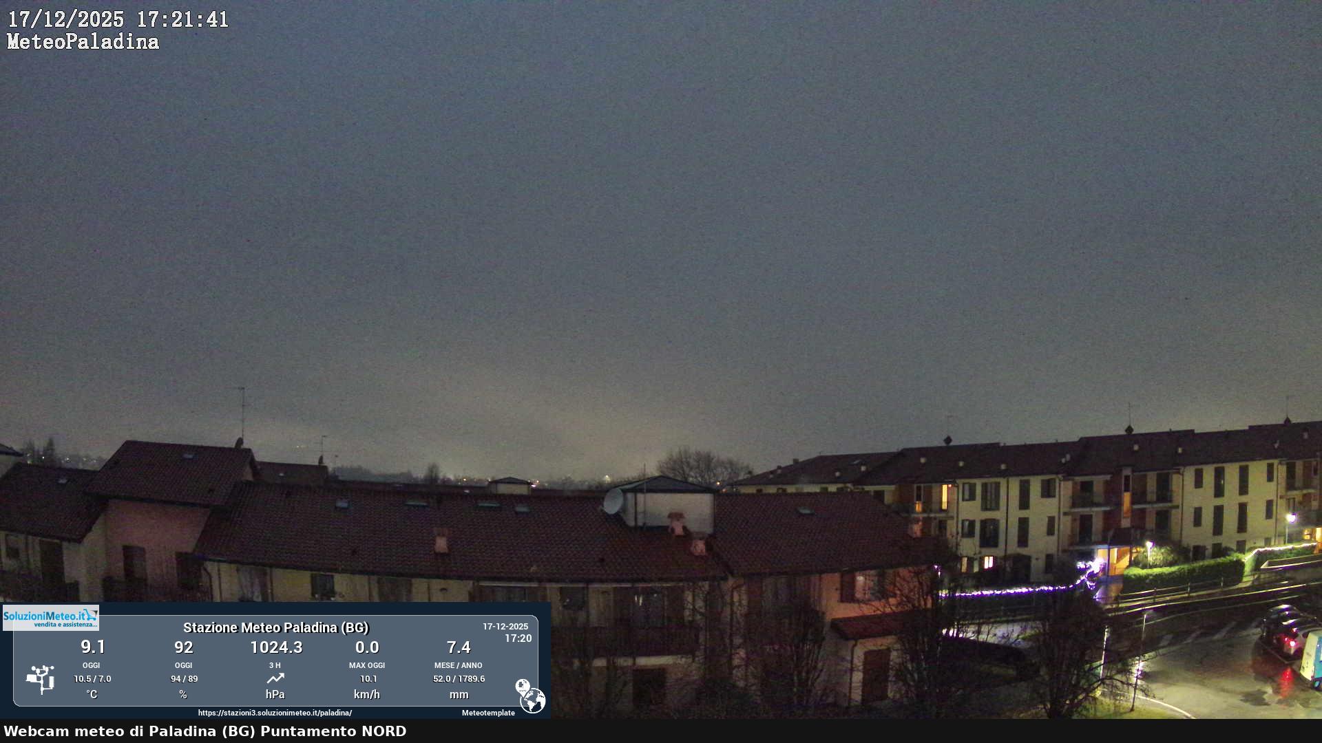 immagine della webcam nei dintorni di Monte Marenzo: webcam Paladina