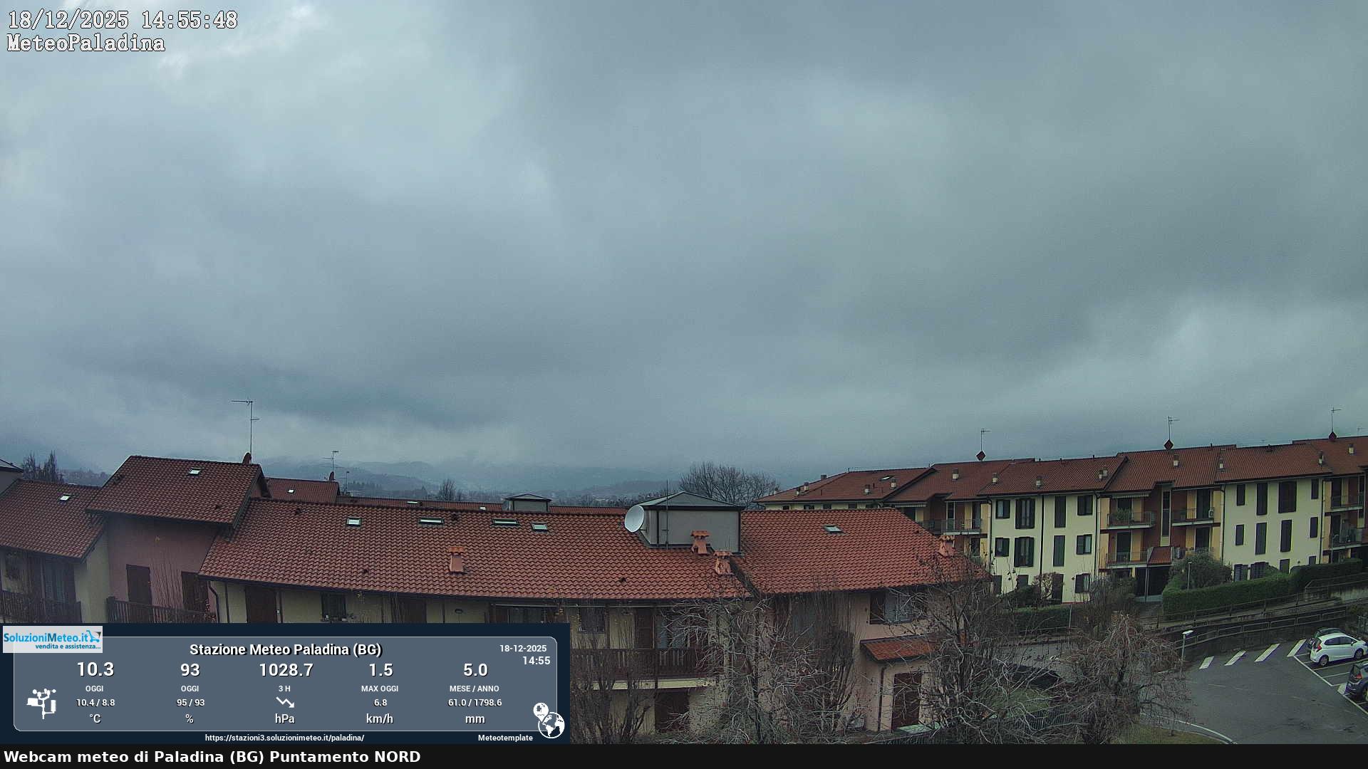 immagine della webcam nei dintorni di Cornate d'Adda: webcam Paladina