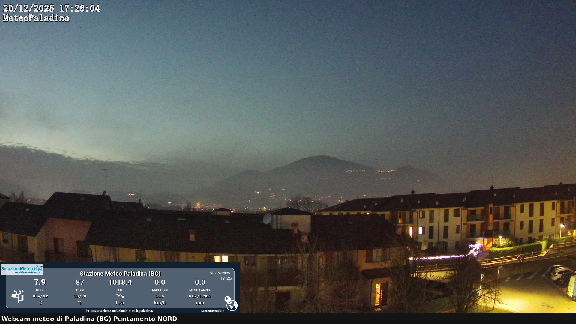 immagine della webcam nei dintorni di Valsecca: webcam Paladina