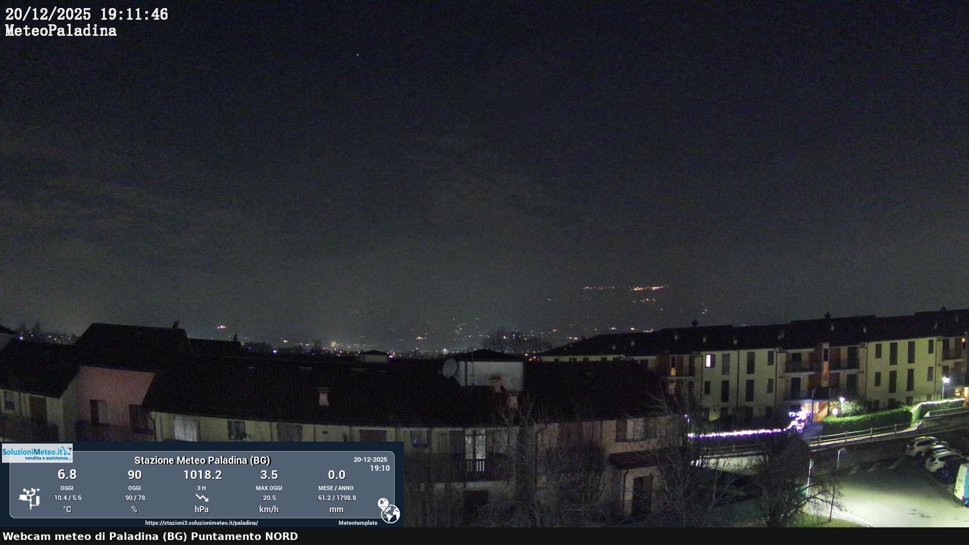 immagine della webcam nei dintorni di Zogno: webcam Paladina