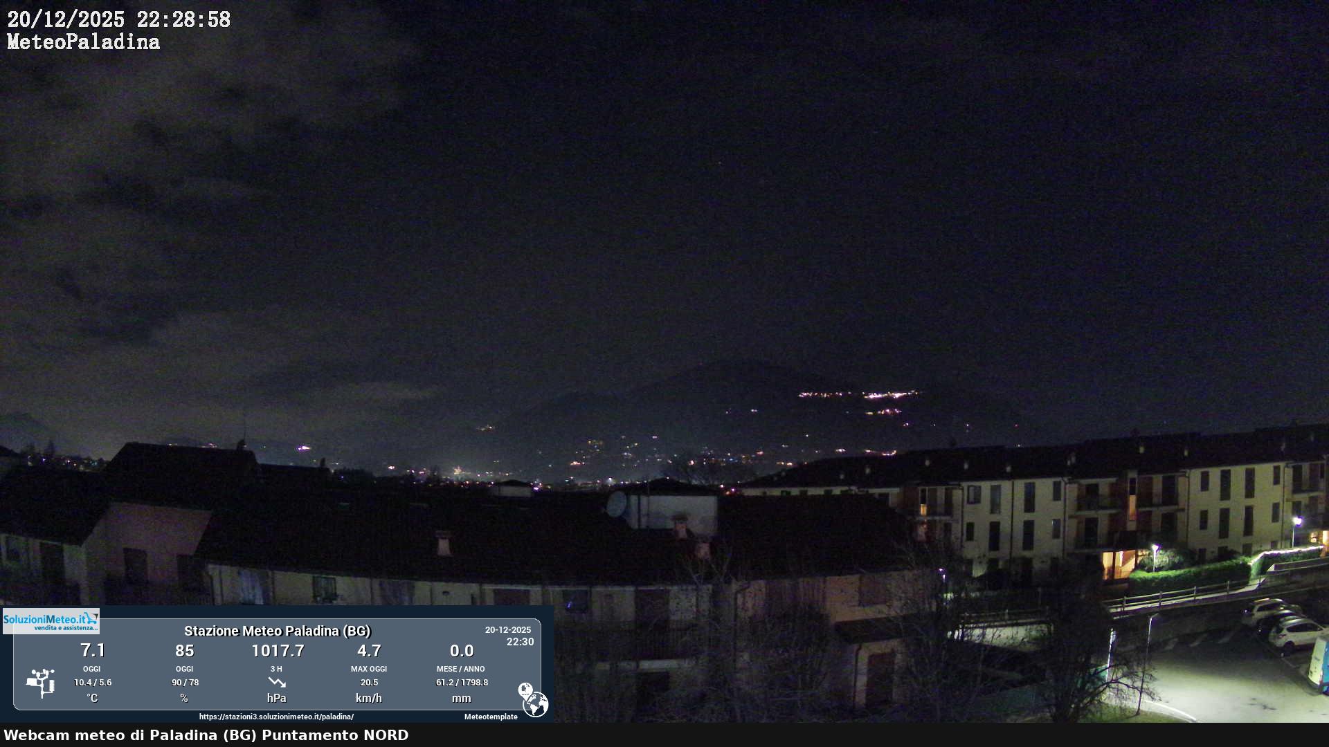 immagine della webcam nei dintorni di Valsecca: webcam Paladina