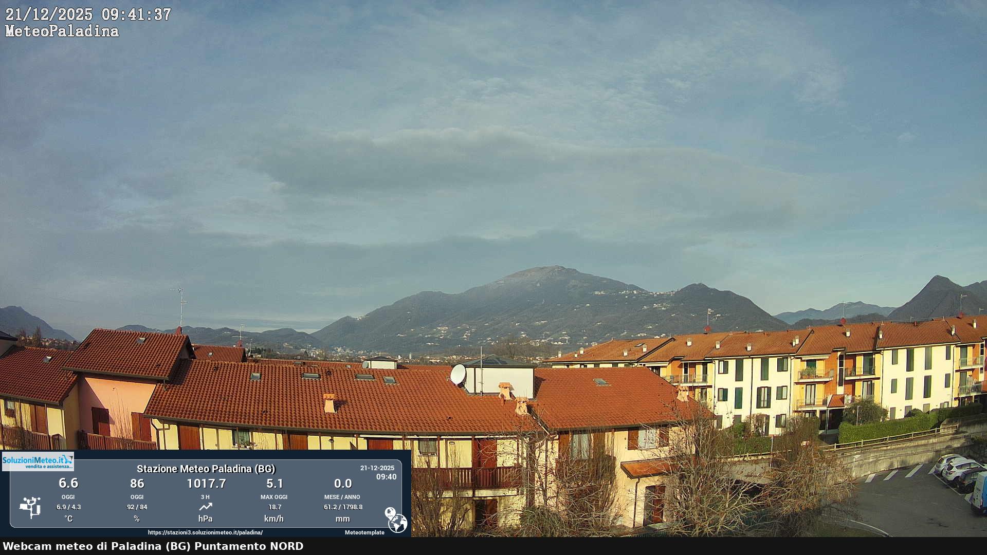 immagine della webcam nei dintorni di Osio Sotto: webcam Paladina