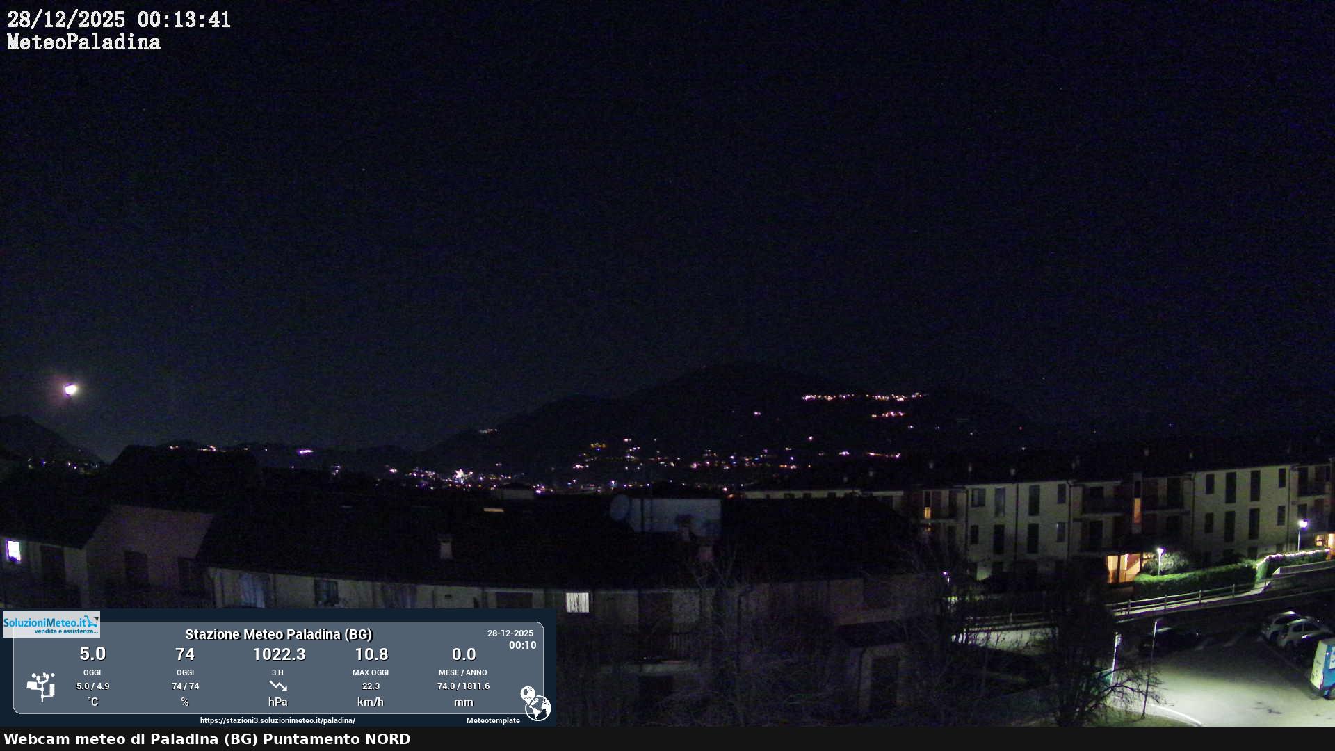 immagine della webcam nei dintorni di Cornate d'Adda: webcam Paladina