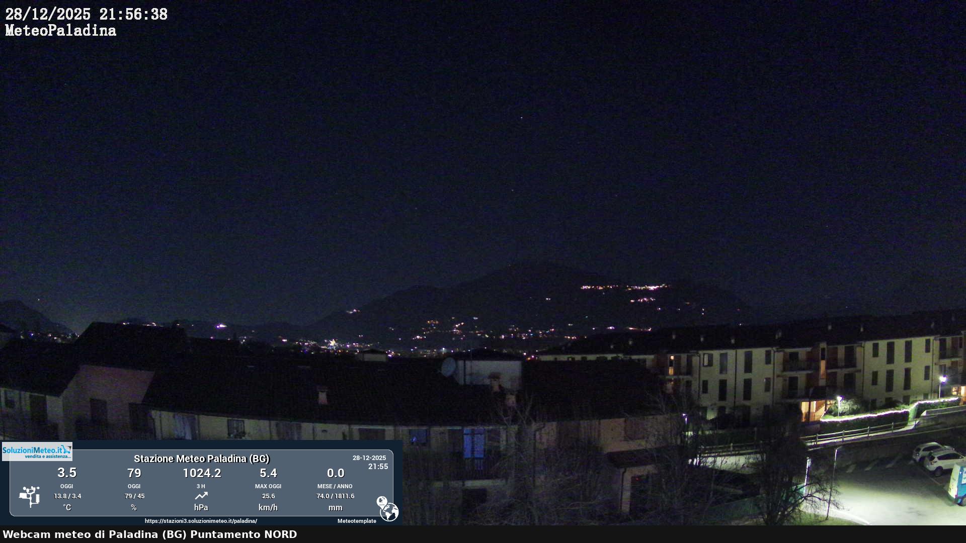 immagine della webcam nei dintorni di Vailate: webcam Paladina