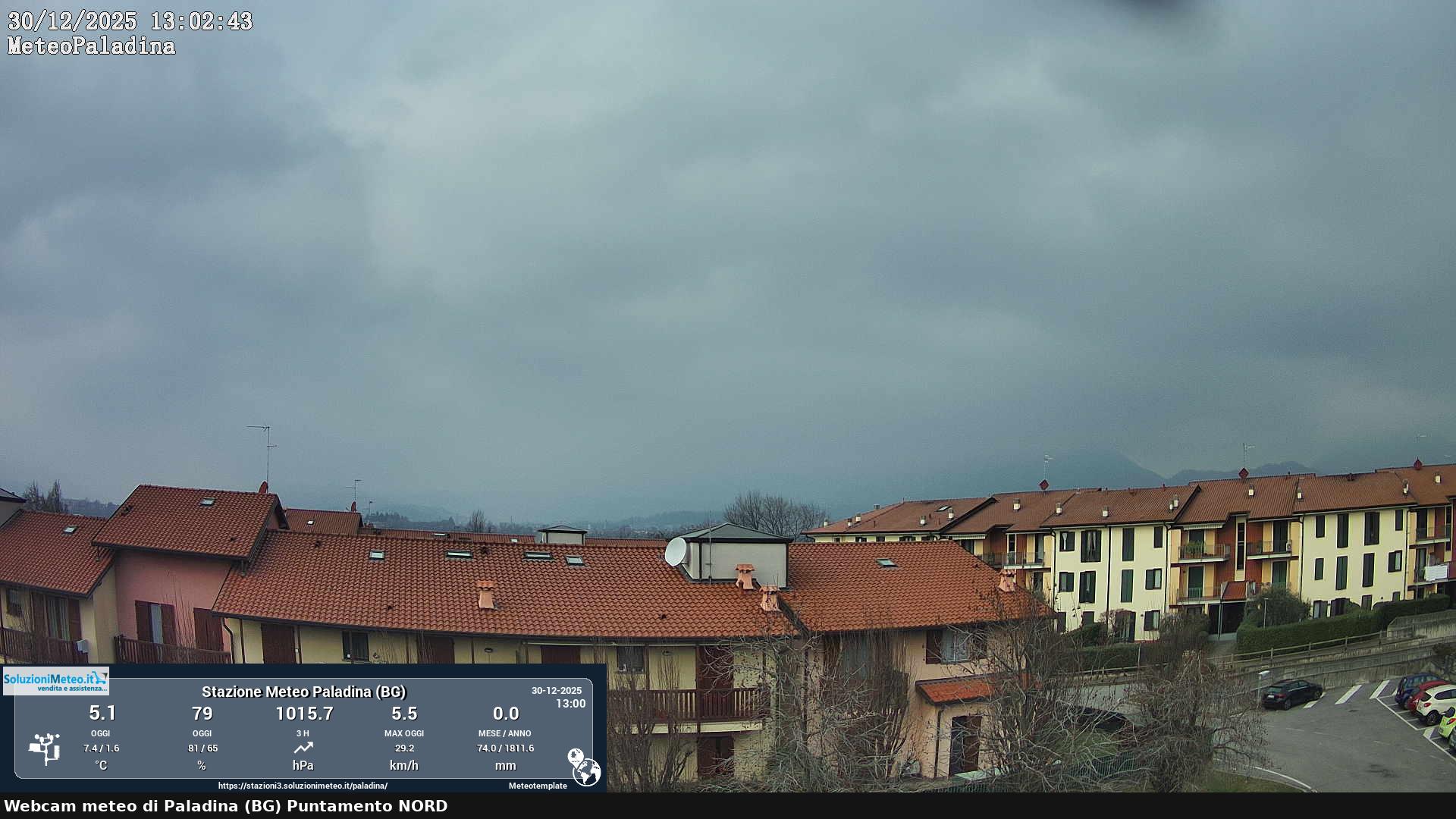 immagine della webcam nei dintorni di San Pellegrino Terme: webcam Paladina