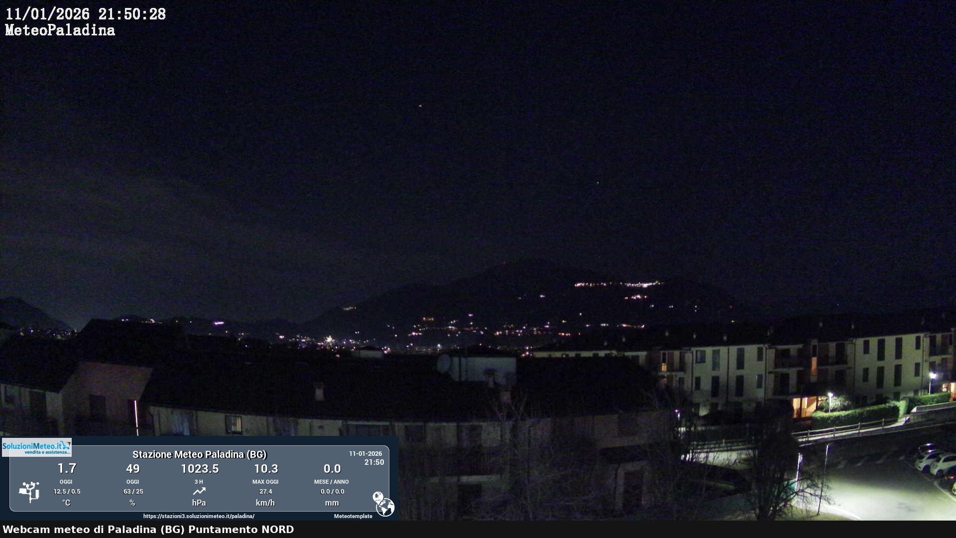 immagine della webcam nei dintorni di Albino: webcam Paladina