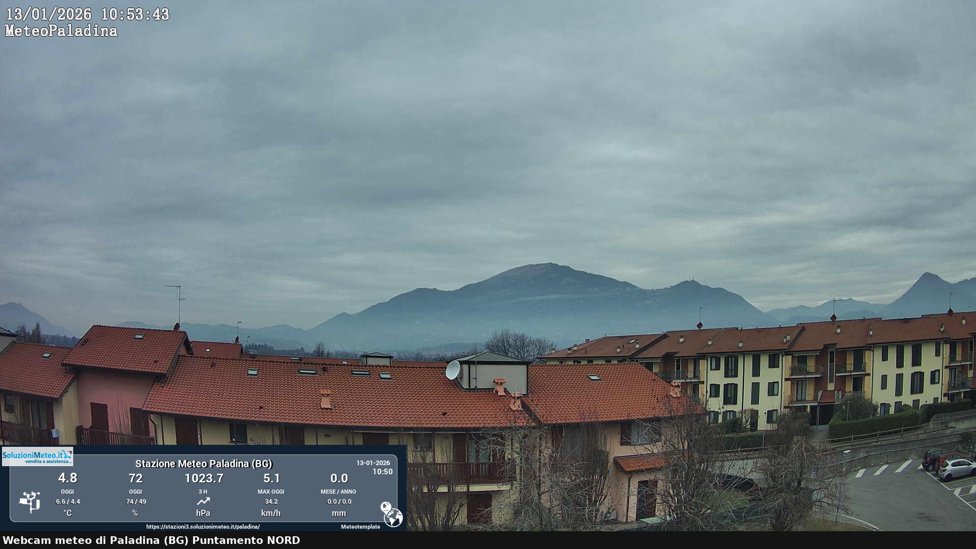 immagine della webcam nei dintorni di Monte Marenzo: webcam Paladina
