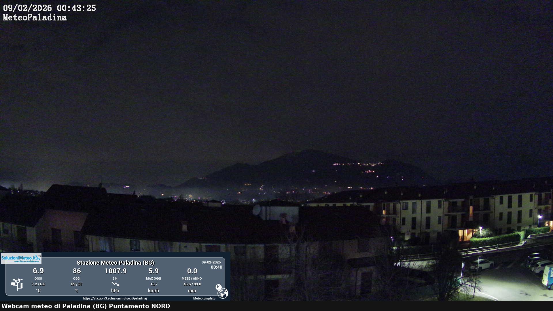 immagine della webcam nei dintorni di Valbrembo: webcam Paladina