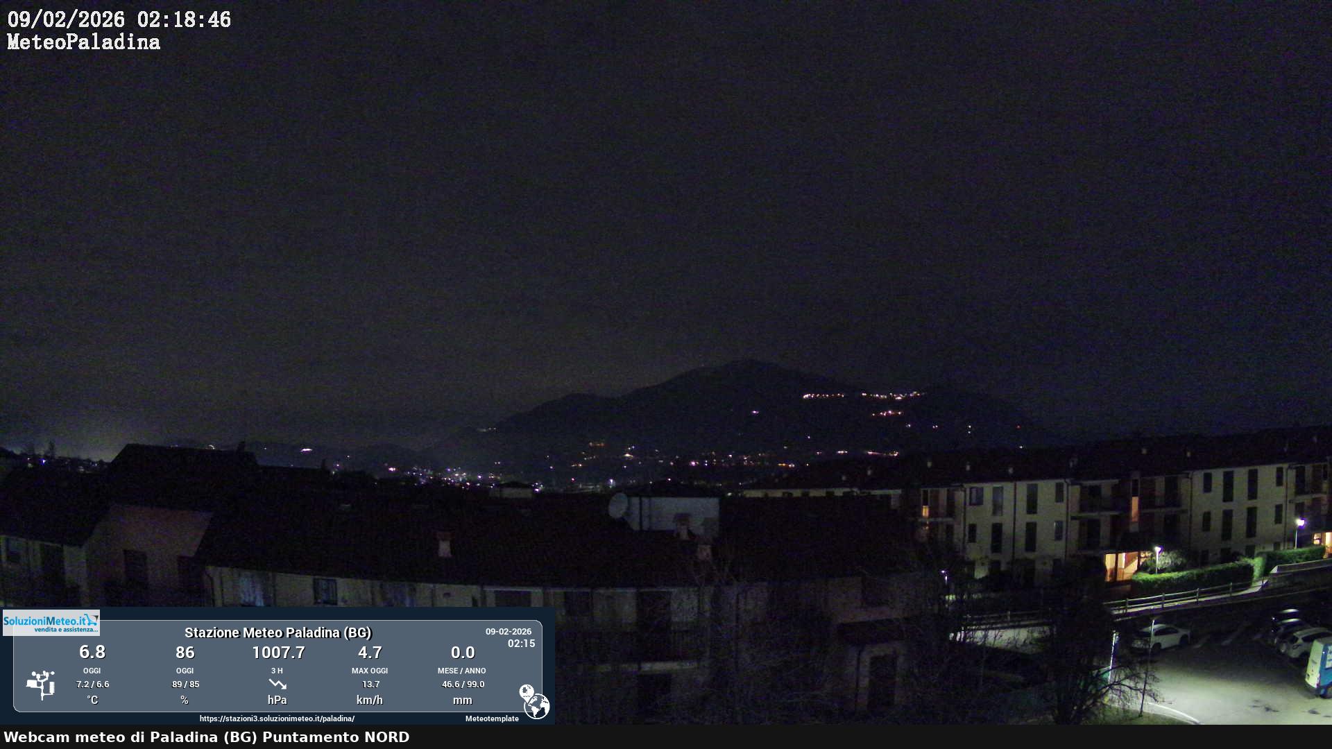 immagine della webcam nei dintorni di Almenno San Salvatore: webcam Paladina