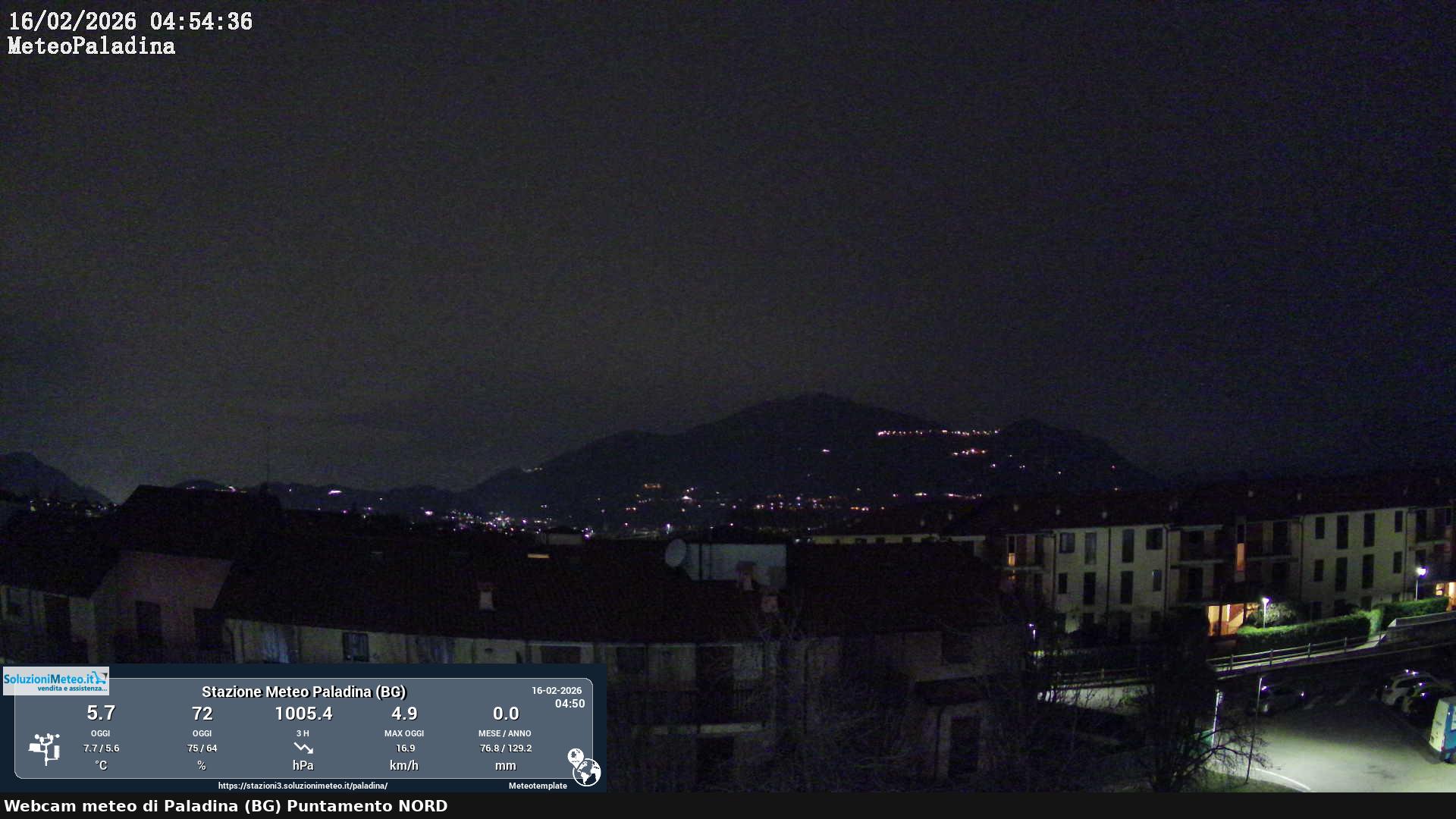 immagine della webcam nei dintorni di Ornago: webcam Paladina