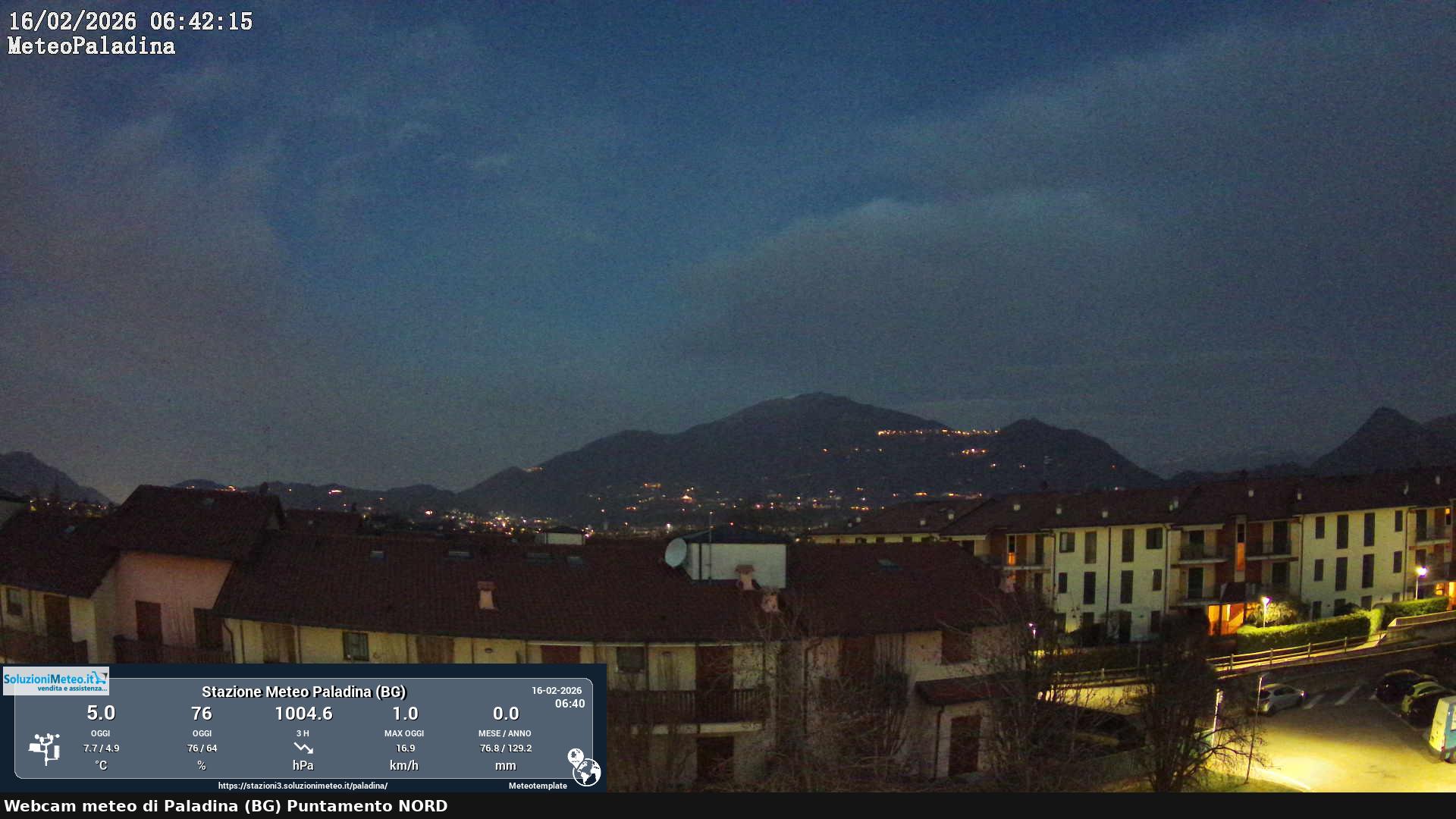 immagine della webcam nei dintorni di Palazzago: webcam Paladina