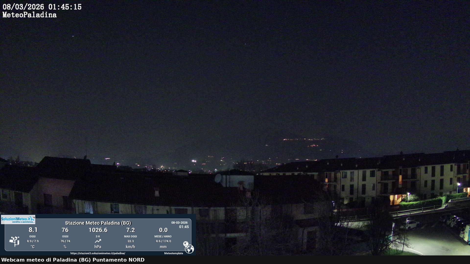immagine della webcam nei dintorni di Orio al Serio: webcam Paladina