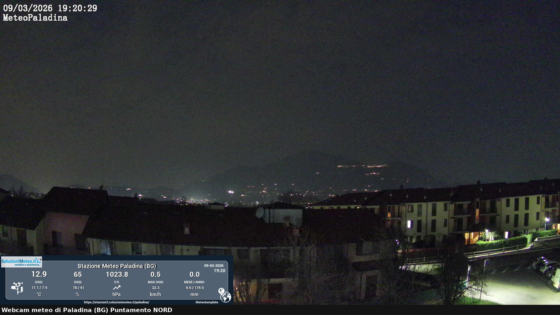 immagine della webcam nei dintorni di Monte Marenzo: webcam Paladina