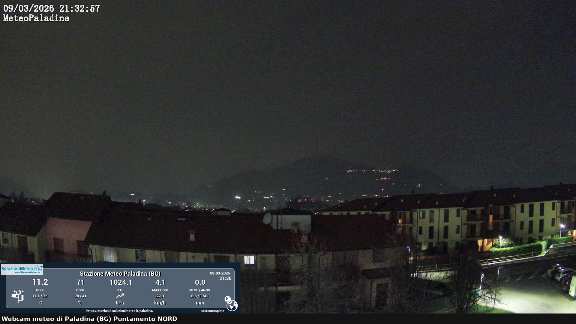 immagine della webcam nei dintorni di San Giovanni Bianco: webcam Paladina
