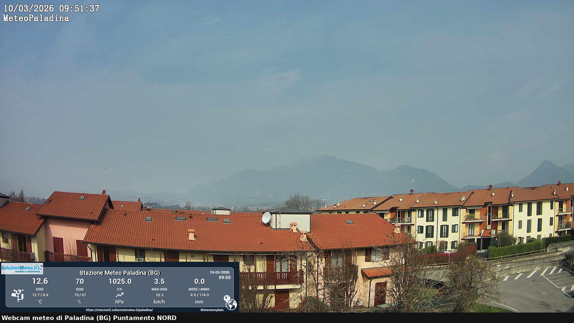 immagine della webcam nei dintorni di Orio al Serio: webcam Paladina