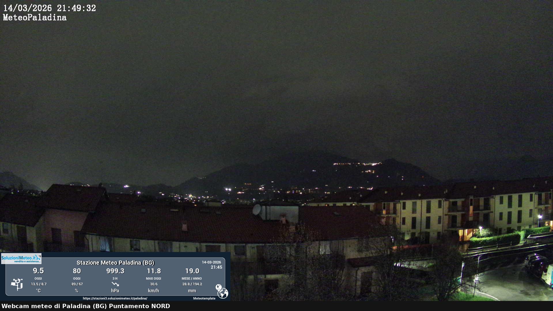 immagine della webcam nei dintorni di Monte Marenzo: webcam Paladina