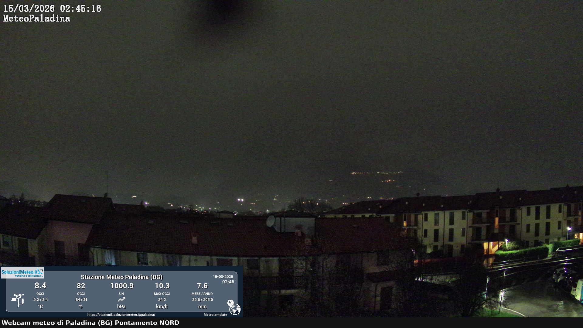 immagine della webcam nei dintorni di Almenno San Salvatore: webcam Paladina