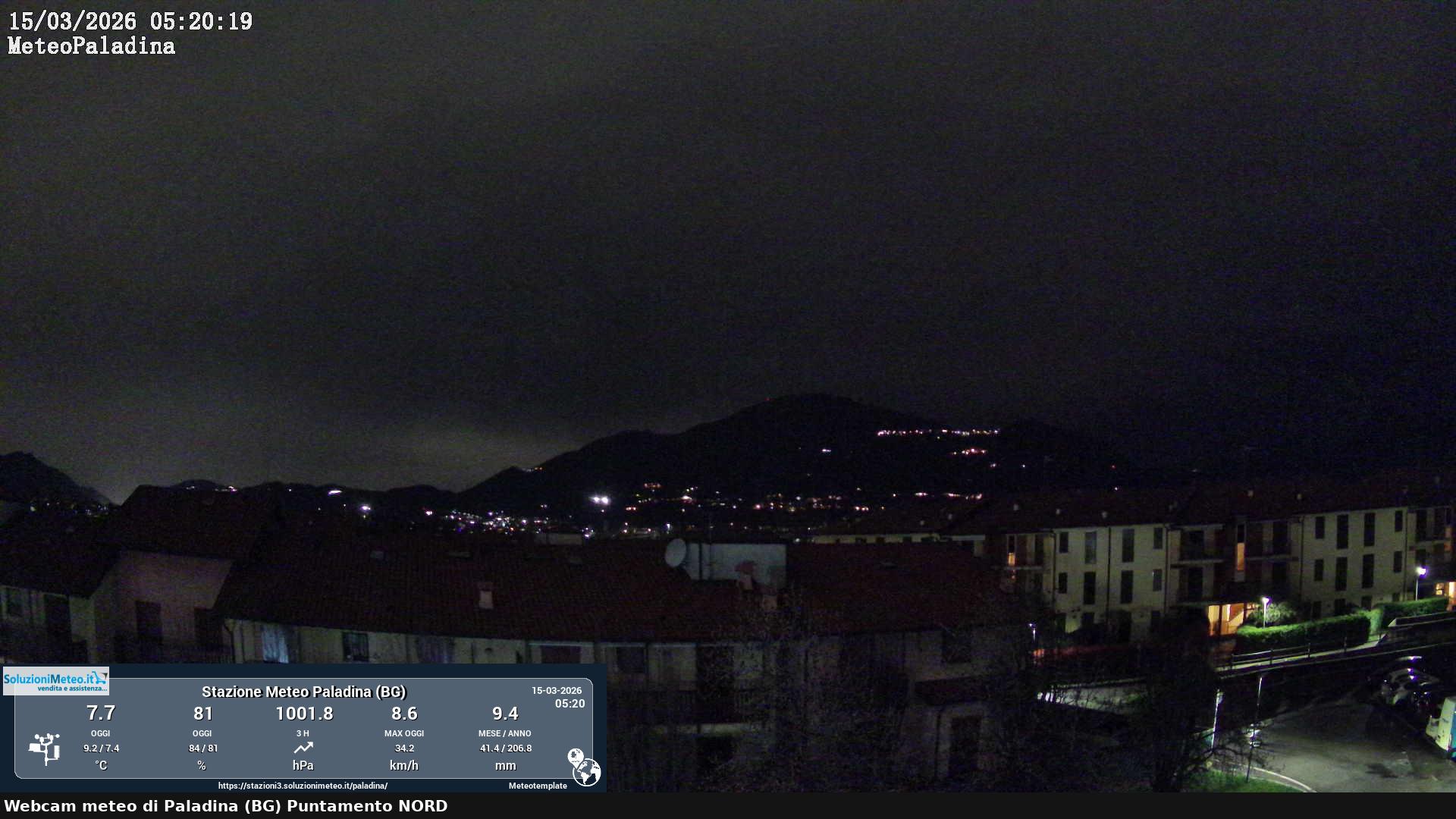immagine della webcam nei dintorni di Valbrembo: webcam Paladina