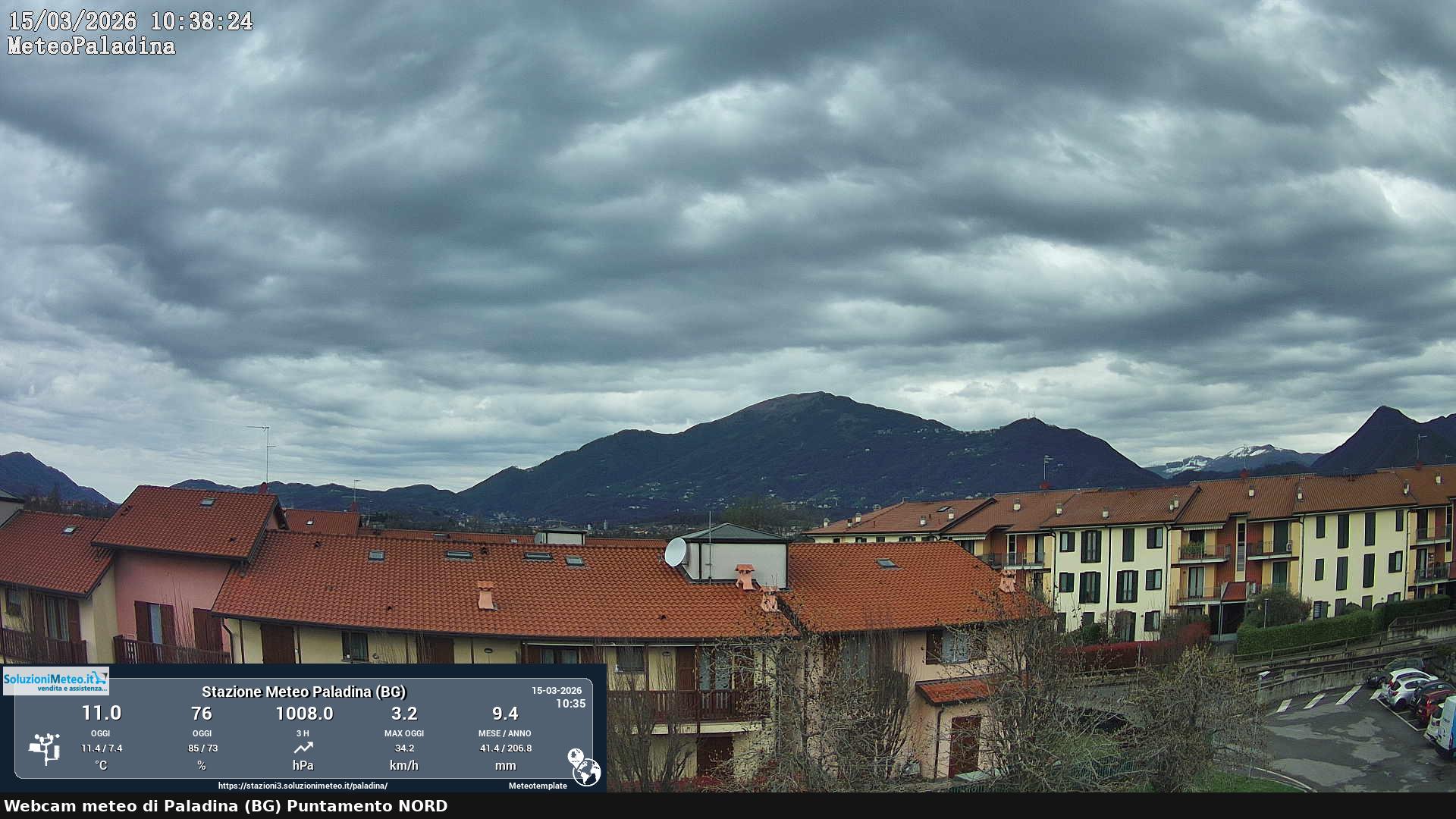 immagine della webcam nei dintorni di Zogno: webcam Paladina