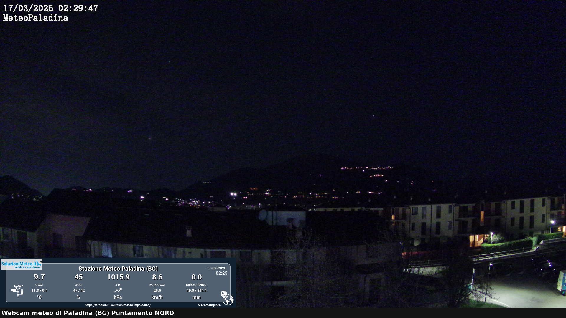 immagine della webcam nei dintorni di Strozza: webcam Paladina