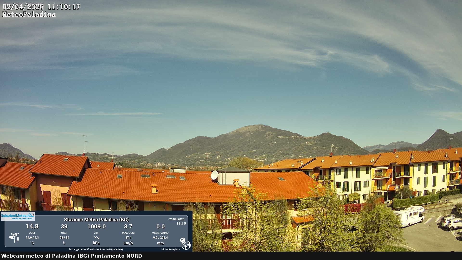 immagine della webcam nei dintorni di Ornago: webcam Paladina