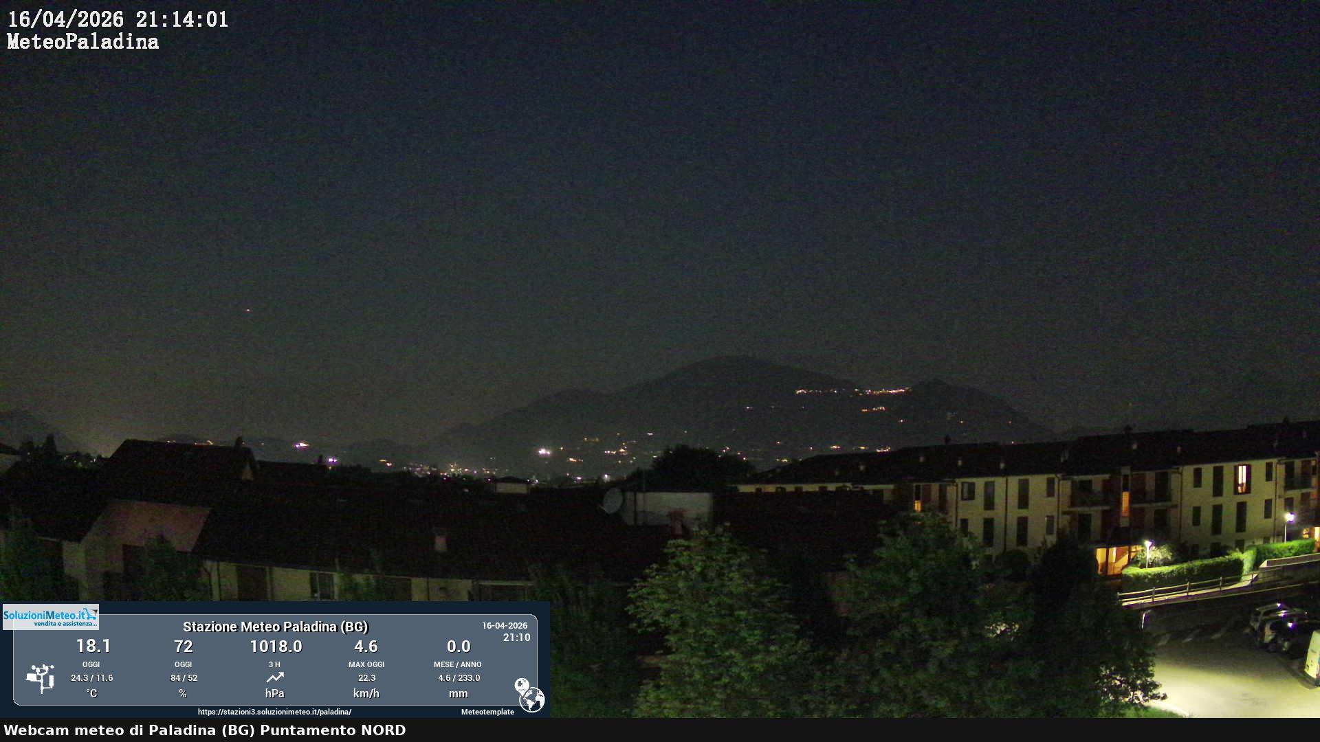 immagine della webcam nei dintorni di San Pellegrino Terme: webcam Paladina