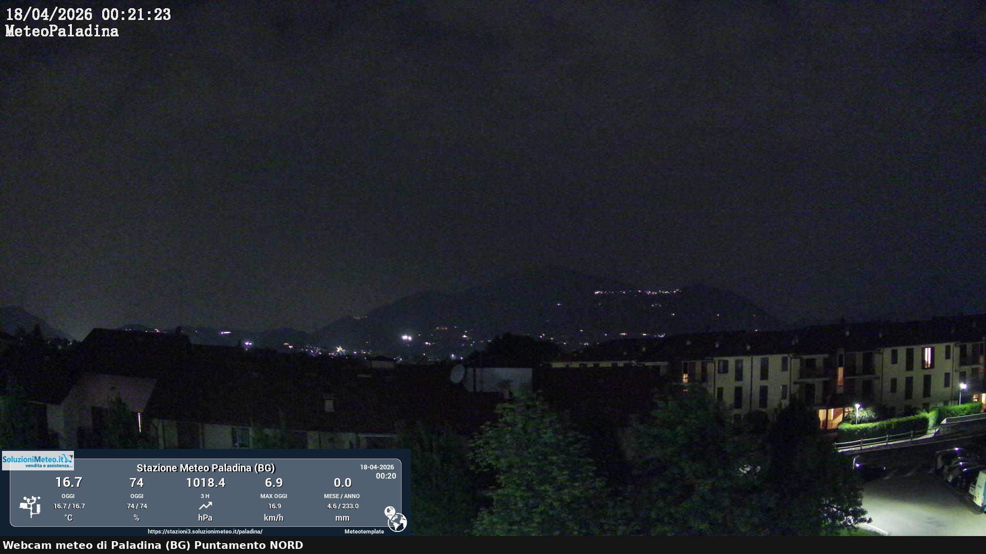 immagine della webcam nei dintorni di Cornate d'Adda: webcam Paladina