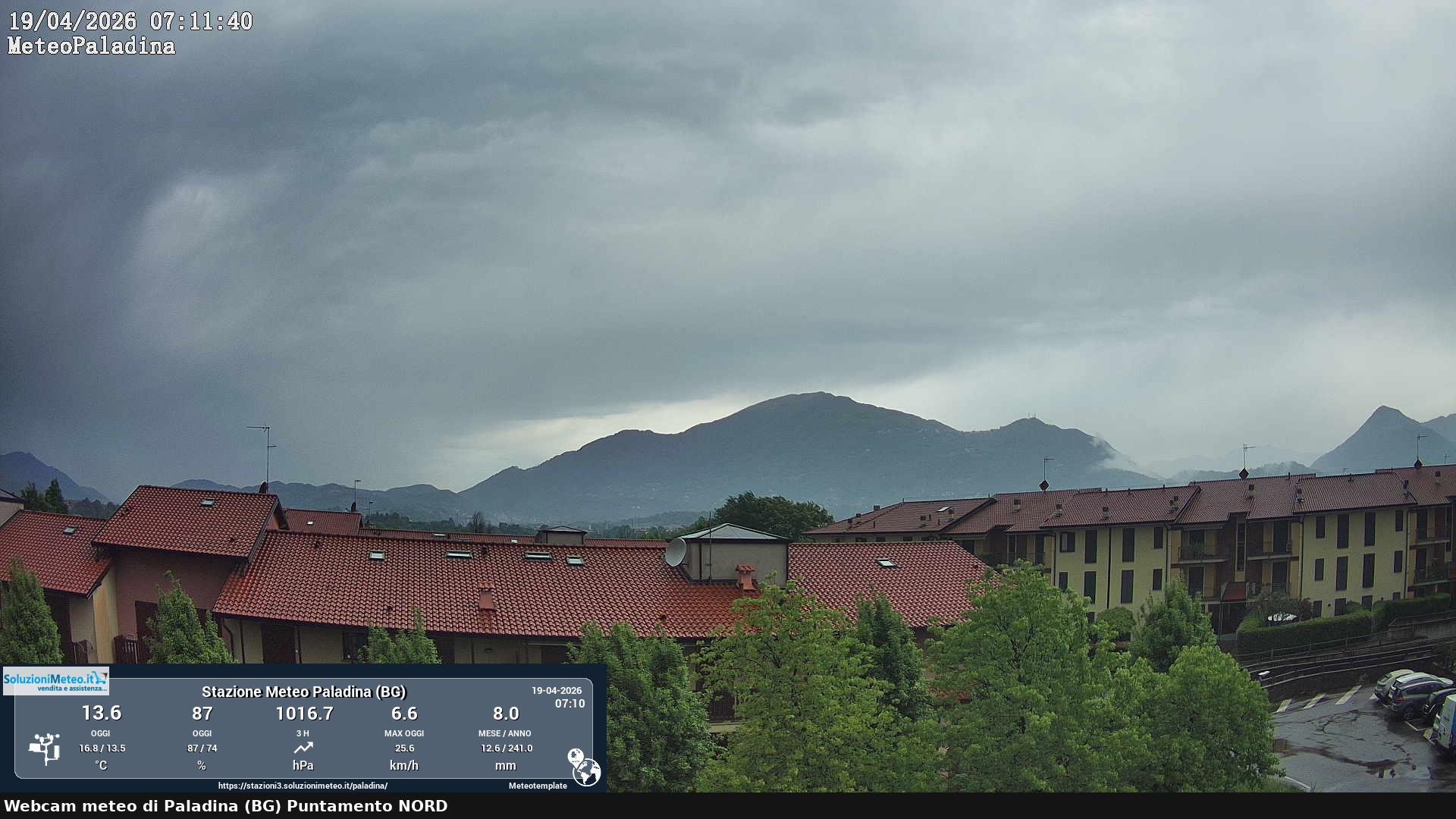 immagine della webcam nei dintorni di San Pellegrino Terme: webcam Paladina