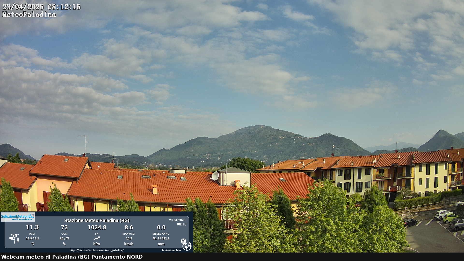 immagine della webcam nei dintorni di San Giovanni Bianco: webcam Paladina